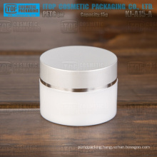 KJ-A15-A 15g cylinder round delicate high quality small and cute clear container for cosmetics